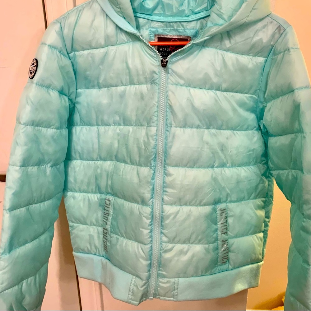 NWOT Girl’s Justice Puffer Coat size 18/20